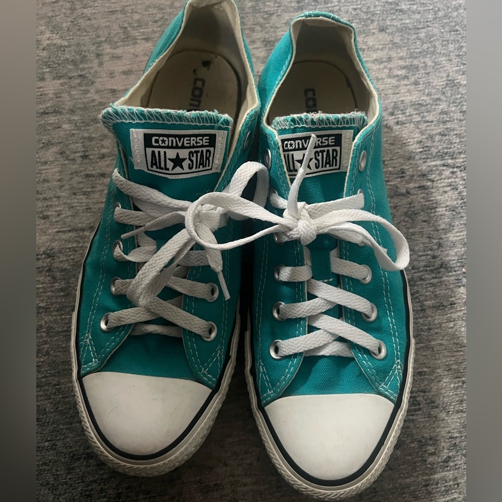 Converse Turquoise All Star Sneakers